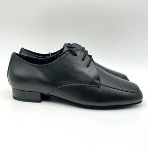 9W 9 W WIDE WIDTH Capezio Men's BR116 Ben Black Leather Ballroom Dance Shoes NEW